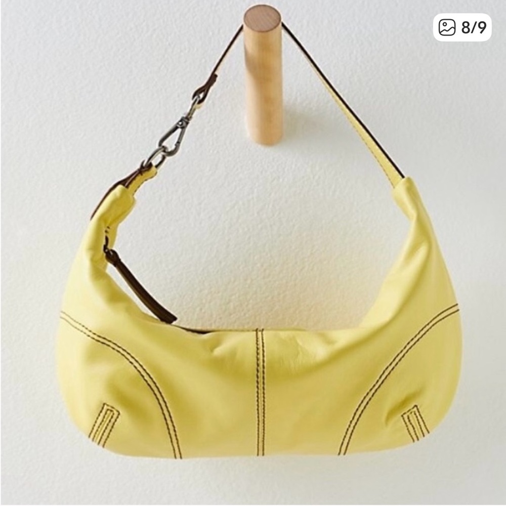 Free People Real World Leather Clutch. - Picture 8 of 9